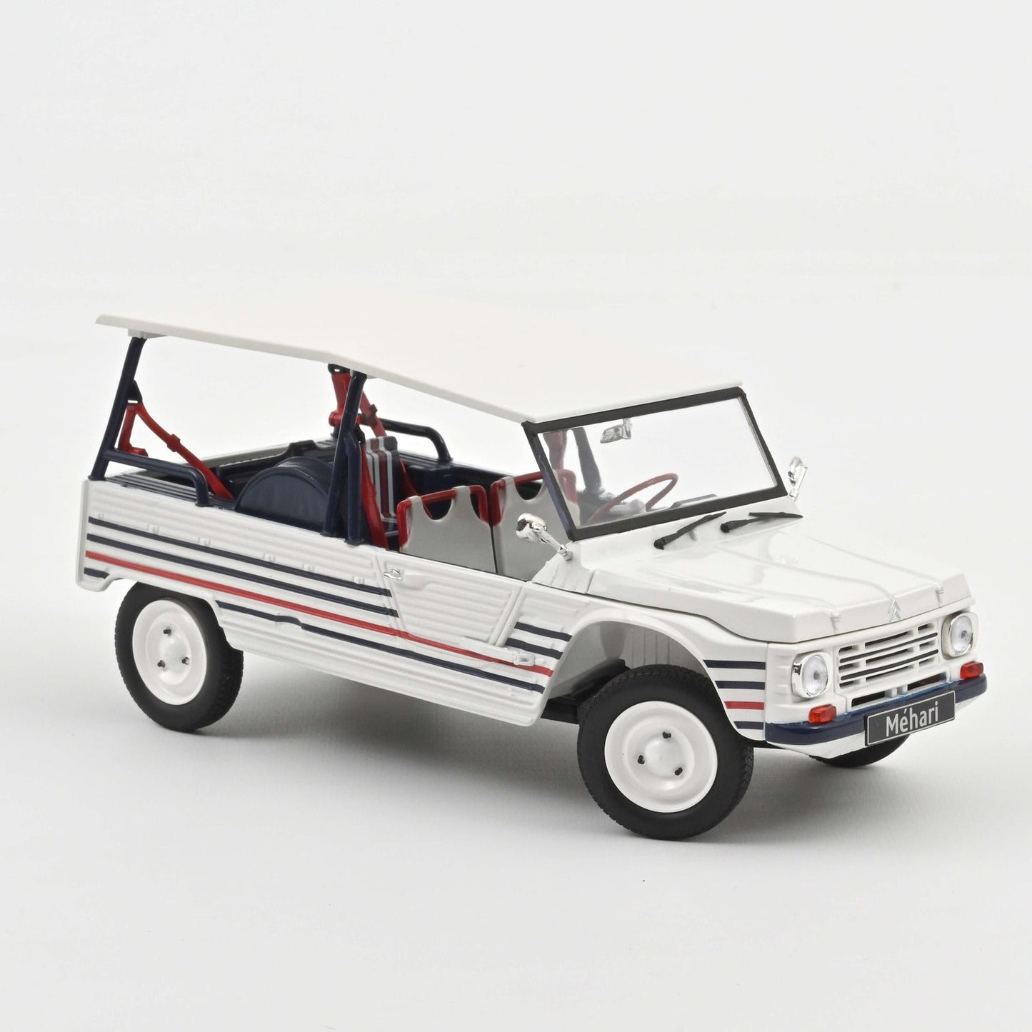Norev Citroen Mehari 2016 Blue White Red 1:18 Modell