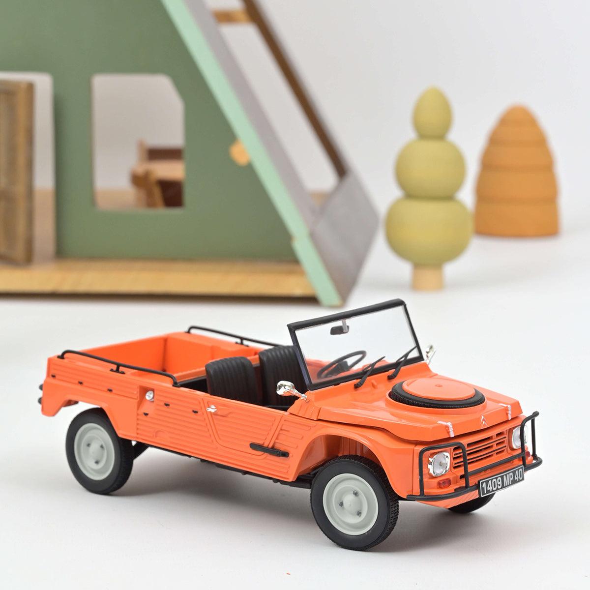 Norev Citroen Mehari 4x4 1979 Kirghiz Orange 1:18 Modell - Artexio