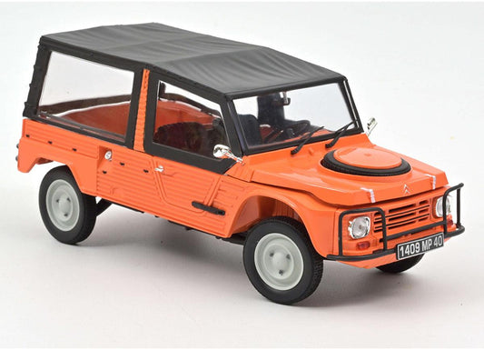 Norev Citroen Mehari 4x4 1979 Kirghiz Orange 1:18 Modell - Artexio