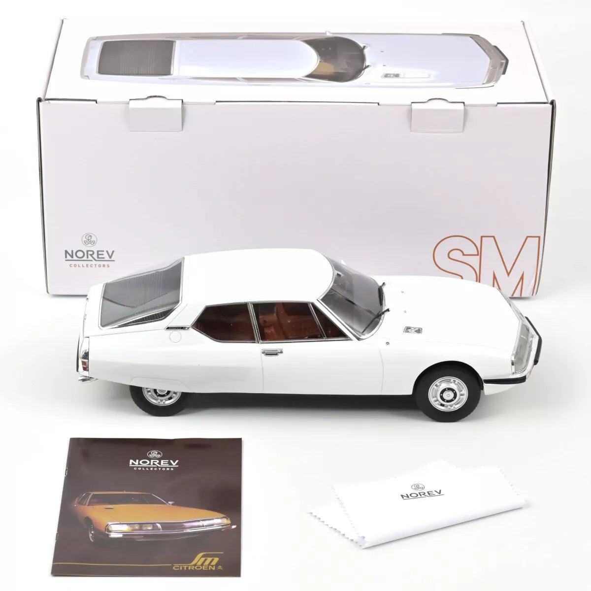 Norev Citroen SM 1970 White - Genova Presentation Version 1:12 Modell - Artexio