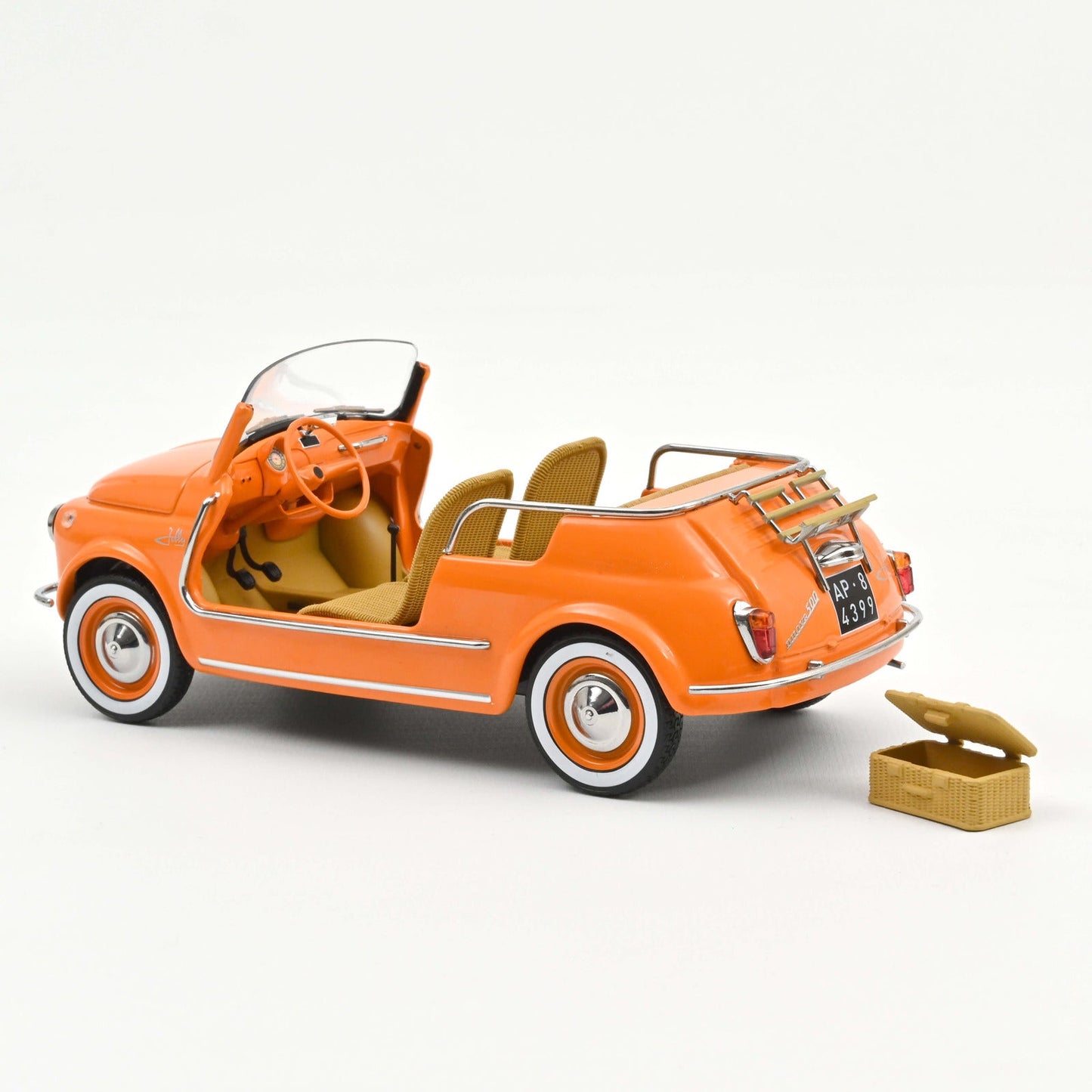 Norev Fiat 500 Jolly 1965 Orange 1:18 Modell