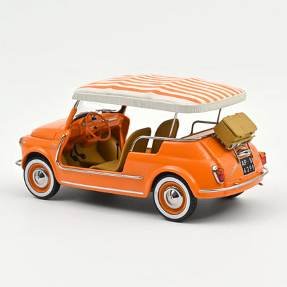 Norev Fiat 500 Jolly 1965 Orange 1:18 Modell