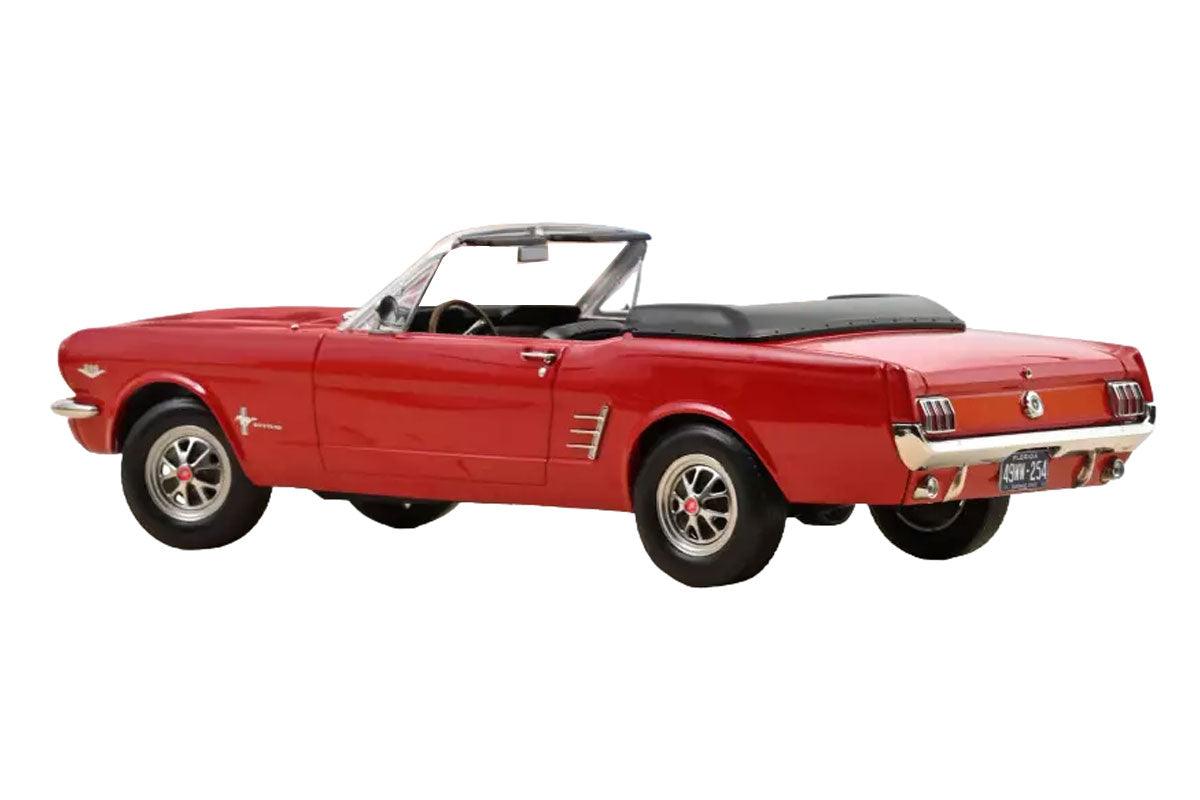 Norev Ford Mustang Convertible 1966 Signal Flare Red 1:18 Modell - Artexio