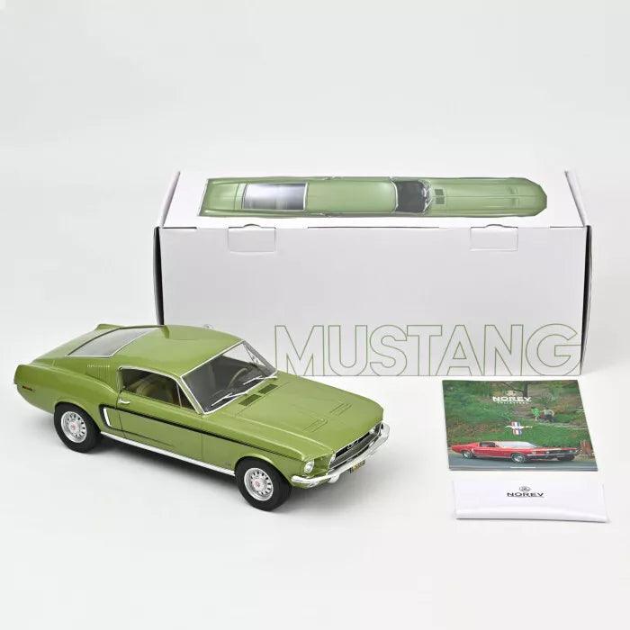 Norev Ford Mustang Fastback GT 1968 - Light Green Metallic 1:12 Modell - Artexio