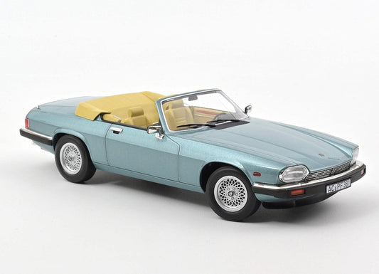 Norev Jaguar XJ - S 5.3 H.E Cabriolet 1988 Blue Metallic 1:18 Modell - Artexio