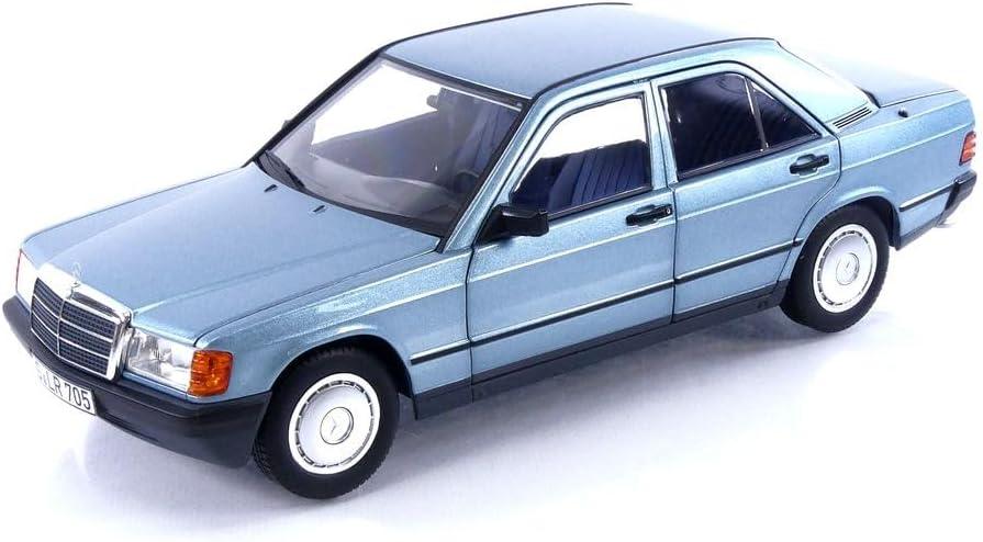 Norev Mercedes - Benz 190 E 1984 - Light Blue Metallic 1:18 Modell - Artexio