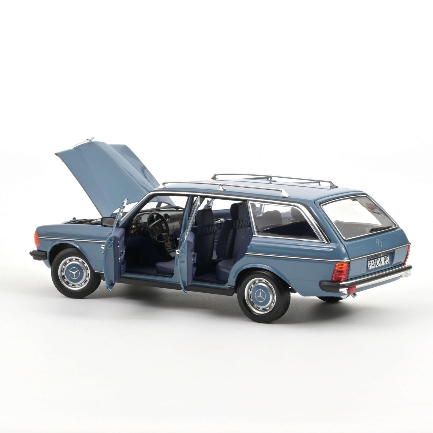 Norev Mercedes - Benz 200 T 1980 - Blue 1:18 Modell - Artexio