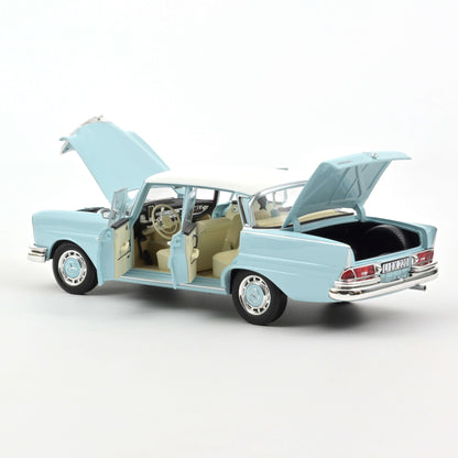 Norev Mercedes - Benz 220 S 1965 - Light Blue 1:18 Modell - Artexio