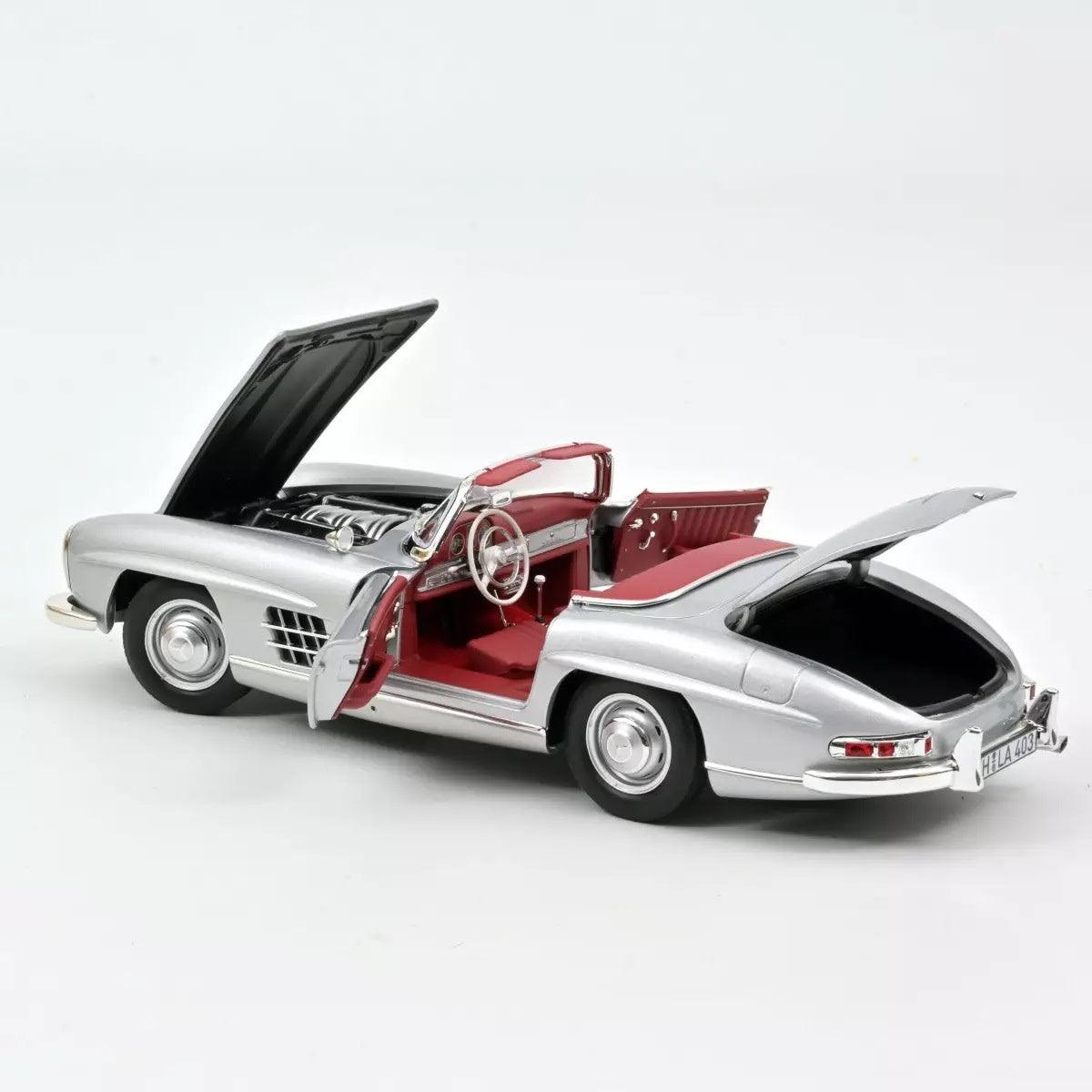 Norev Mercedes - Benz 300 SL Roadster 1957 - Silver 1:18 Modell - Artexio