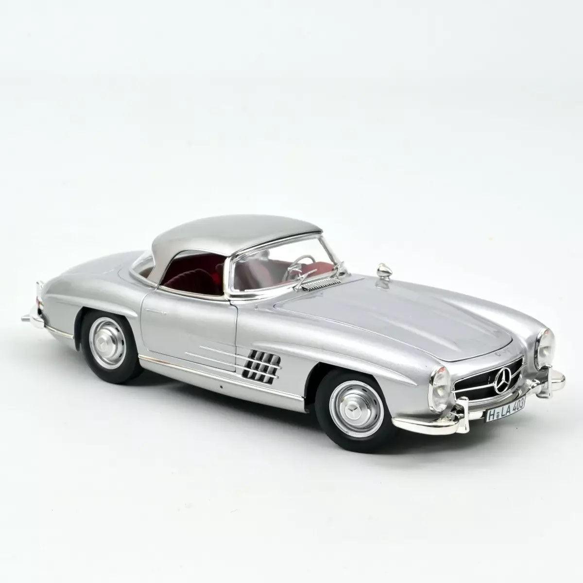 Norev Mercedes - Benz 300 SL Roadster 1957 - Silver 1:18 Modell - Artexio