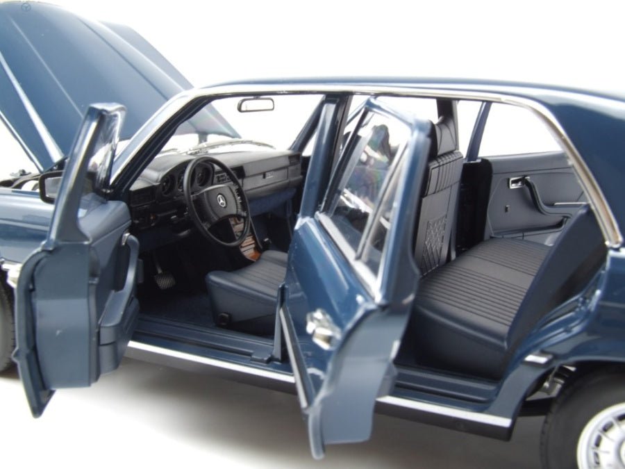 Norev Mercedes - Benz 350 SEL 1979 Hansa Blue 1:18 Modell
