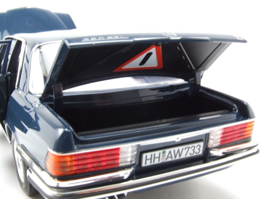 Norev Mercedes - Benz 350 SEL 1979 Hansa Blue 1:18 Modell