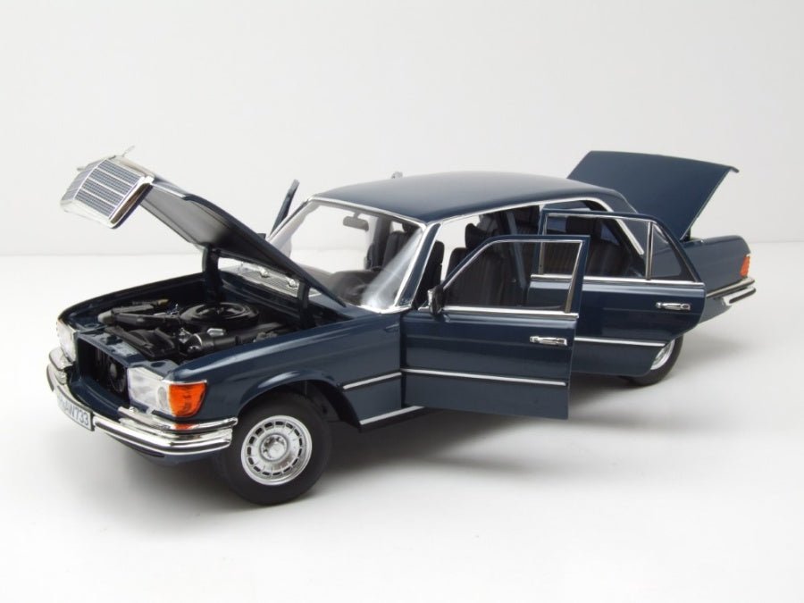 Norev Mercedes - Benz 350 SEL 1979 Hansa Blue 1:18 Modell