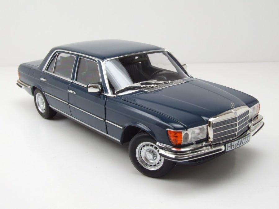 Norev Mercedes - Benz 350 SEL 1979 Hansa Blue 1:18 Modell