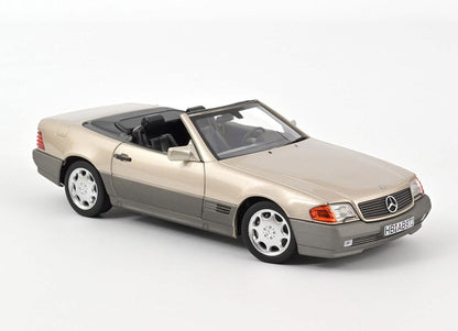 Norev Mercedes - Benz 500 SL 1989 Smoke Silver Metallic 1:18 Modell - Artexio