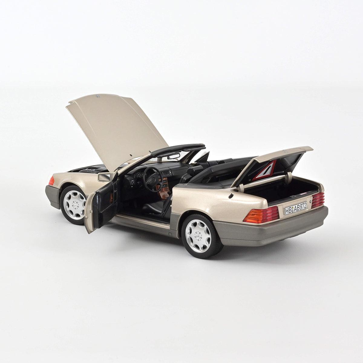 Norev Mercedes - Benz 500 SL 1989 Smoke Silver Metallic 1:18 Modell - Artexio