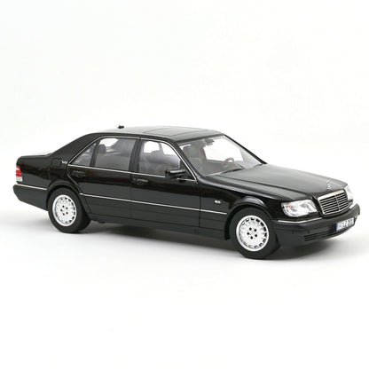 Norev Mercedes - Benz S600 1997 Obsidian Black Metallic 1:18 Modell