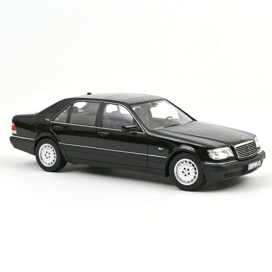 Norev Mercedes - Benz S600 1997 Obsidian Black Metallic 1:18 Modell