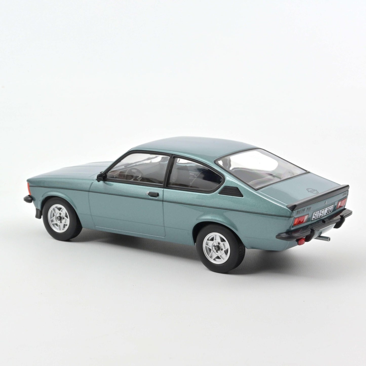 Norev Opel Kadett Rallye Winterfest 1978 Turquoise 1:18 Modell - Artexio