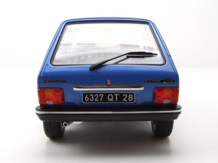 Norev Peugeot 104 S 1981 - Ibis Blue 1:18 Modell