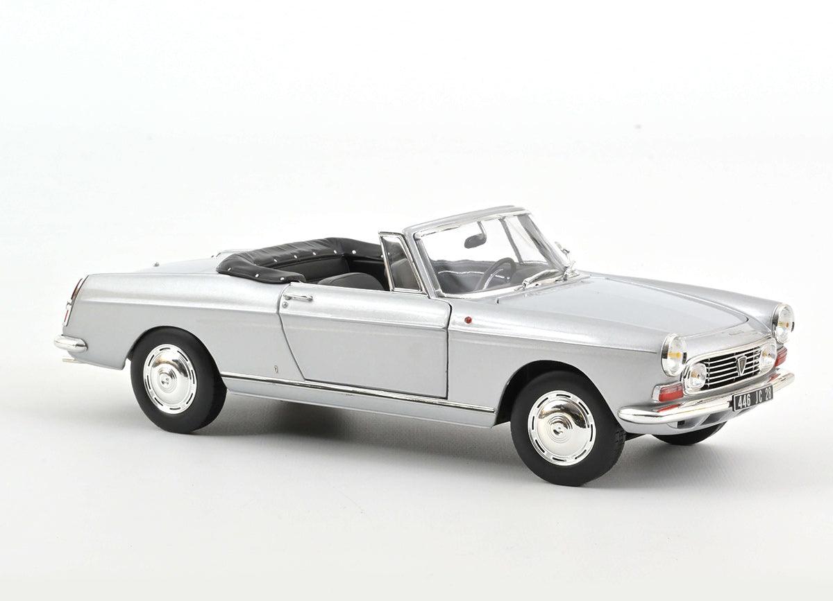 Norev Peugeot 404 Convertible 1967 - Silver 1:18 Modell - Artexio