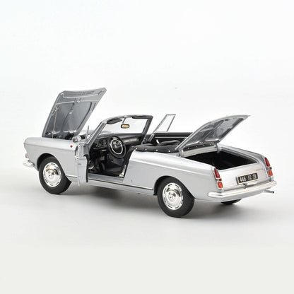 Norev Peugeot 404 Convertible 1967 - Silver 1:18 Modell - Artexio