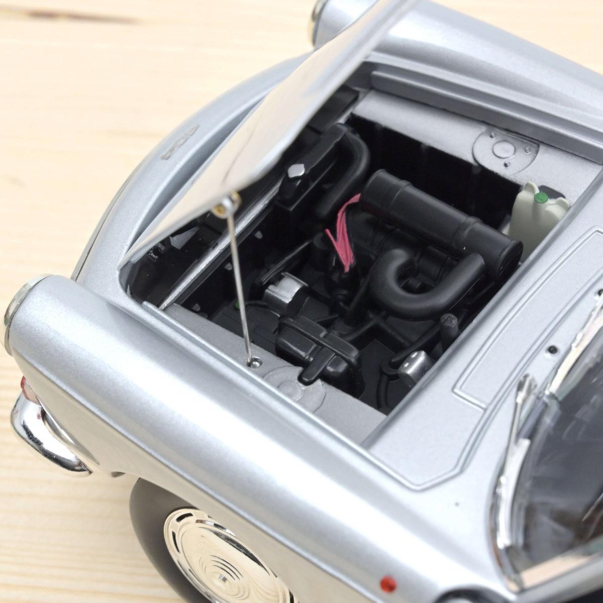 Norev Peugeot 404 Convertible 1967 - Silver 1:18 Modell - Artexio