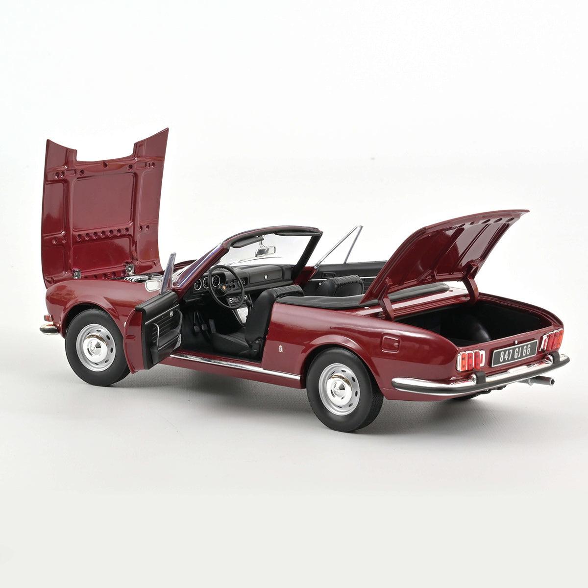 Norev Peugeot 504 Cabriolet 1969 - Andalou Red 1:18 Modell - Artexio