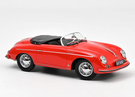 Norev Porsche 356 Speedster 1954 Red 1:18 Modell - Artexio