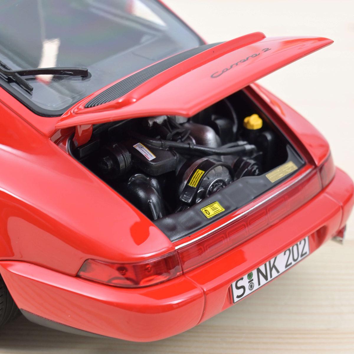 Norev Porsche 911 Carrera 2 1990 - Red 1:18 Modell - Artexio