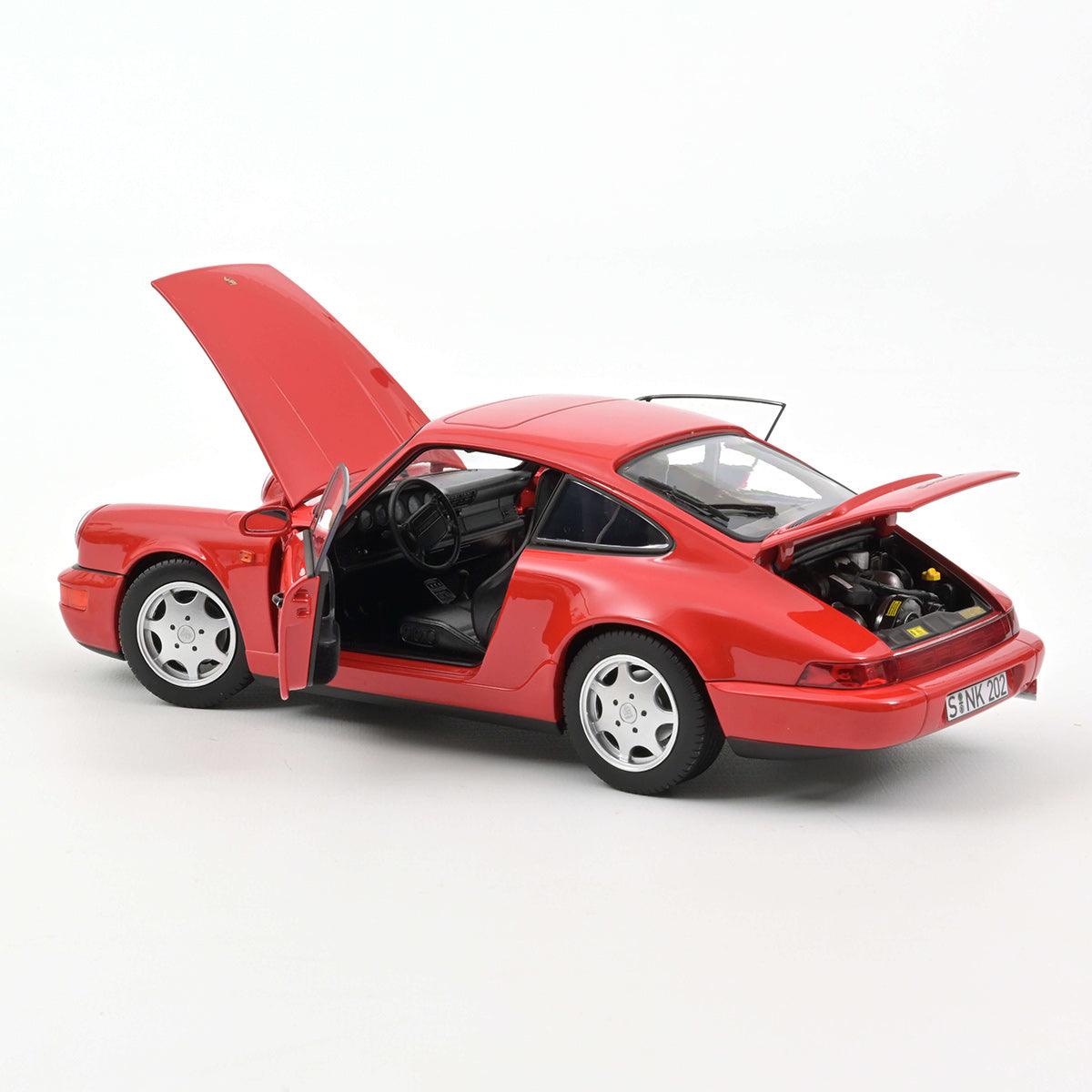 Norev Porsche 911 Carrera 2 1990 - Red 1:18 Modell - Artexio