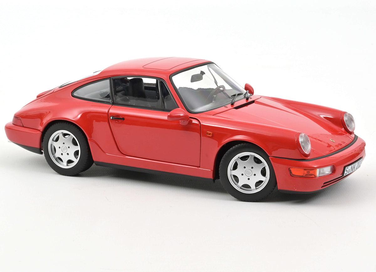 Norev Porsche 911 Carrera 2 1990 - Red 1:18 Modell - Artexio