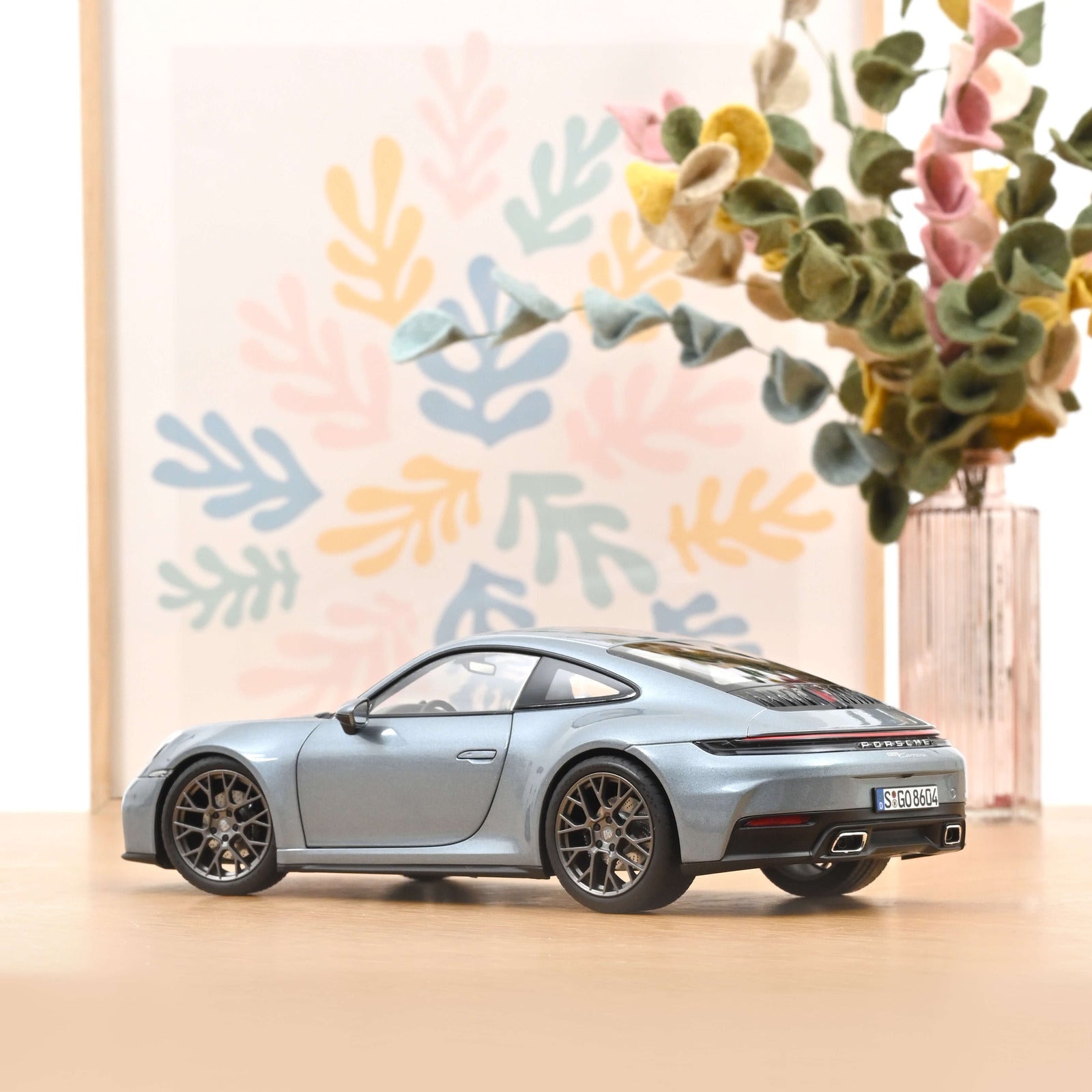 Norev Porsche 911 Carrera 964 2025 Polar Silver Metallic 1:18 Modell