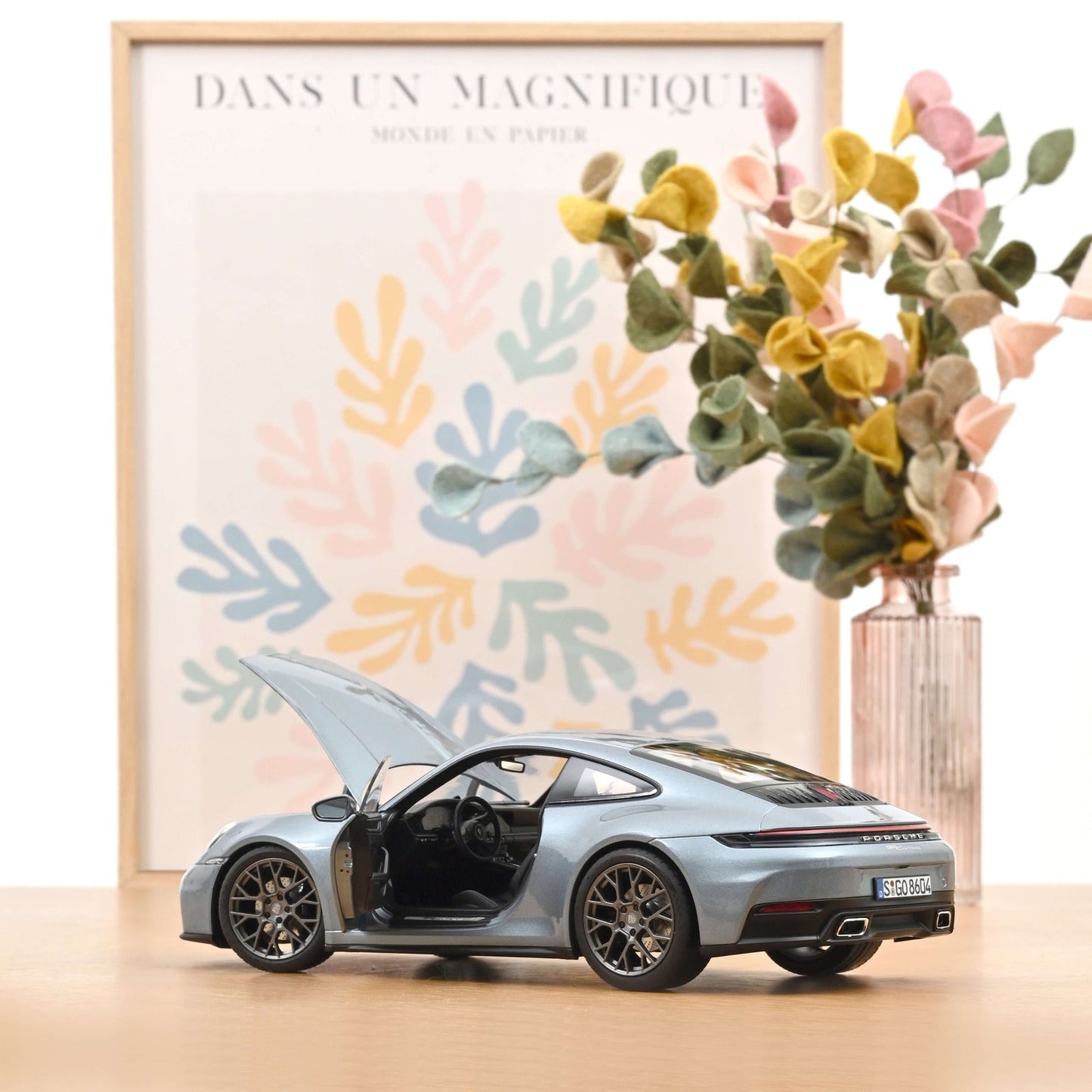 Norev Porsche 911 Carrera 964 2025 Polar Silver Metallic 1:18 Modell