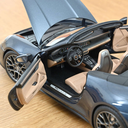 Norev Porsche 911 Carrera Cabriolet 2025 Yachting Blue Metallic 1:18 Modell
