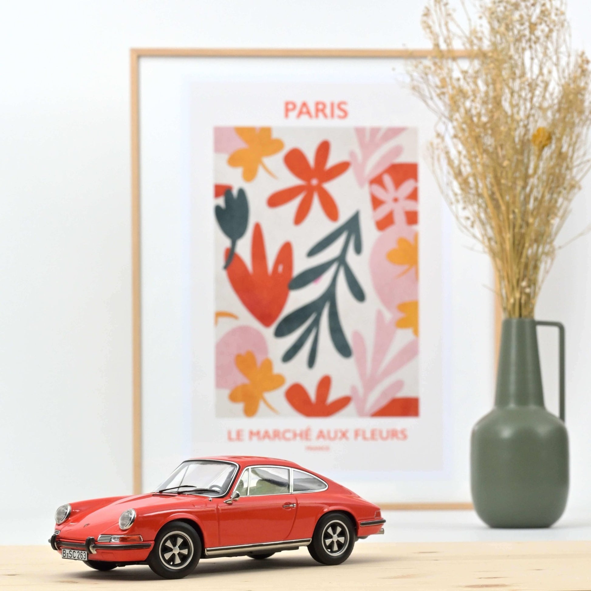 Norev Porsche 911 E 1970 - Orange 1:18 Modell - Artexio