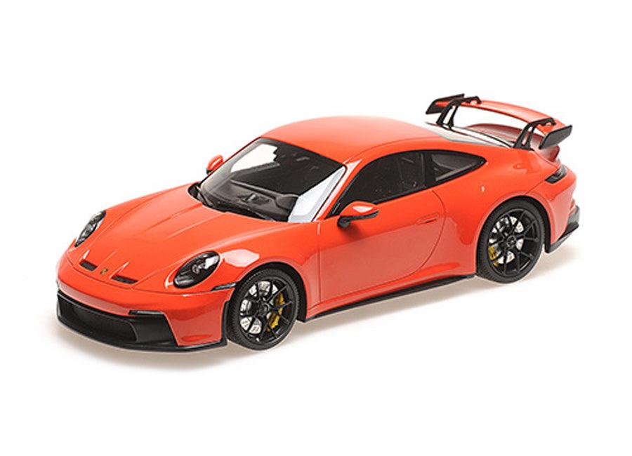 Norev Porsche 911 GT3 2021 - Orange 1:18 Modell - Artexio