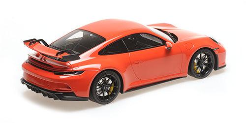 Norev Porsche 911 GT3 2021 - Orange 1:18 Modell - Artexio