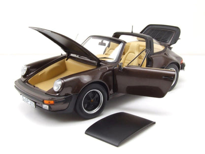 Norev Porsche 911 Turbo Targa 1987 - Brown Metallic 1:18 Modell - Artexio