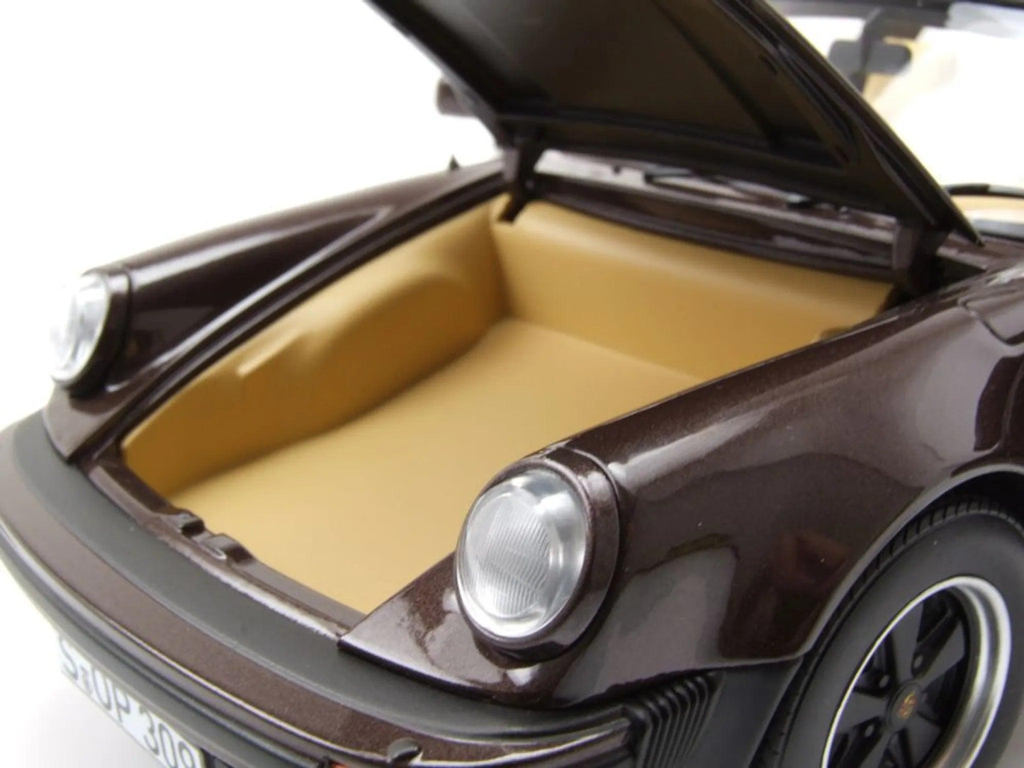 Norev Porsche 911 Turbo Targa 1987 - Brown Metallic 1:18 Modell - Artexio