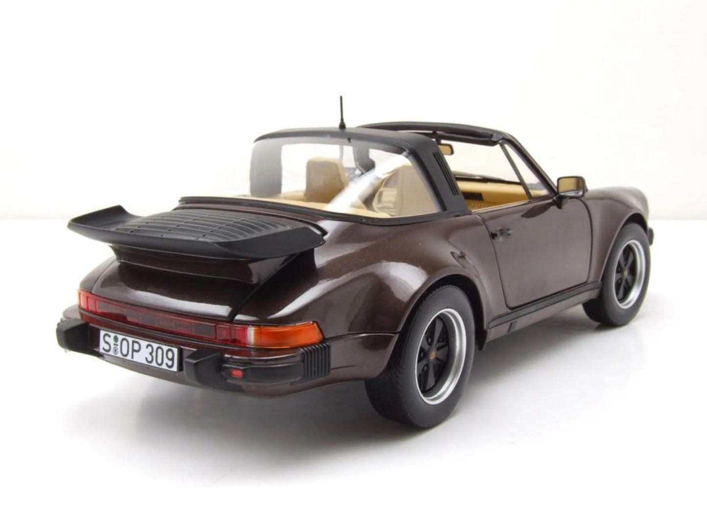 Norev Porsche 911 Turbo Targa 1987 - Brown Metallic 1:18 Modell - Artexio