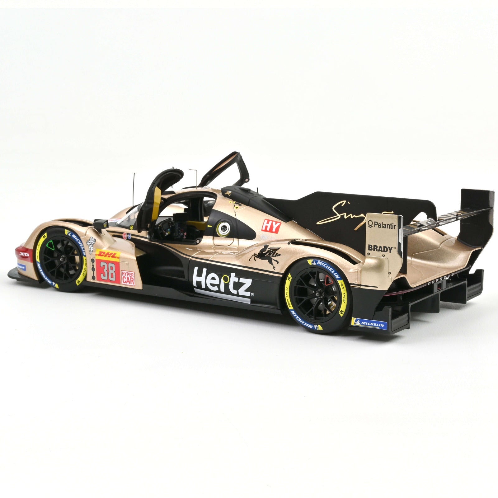 Norev Porsche 963 Hertz Team Jota Lone Star Le Mans 2024 1:18 Modell