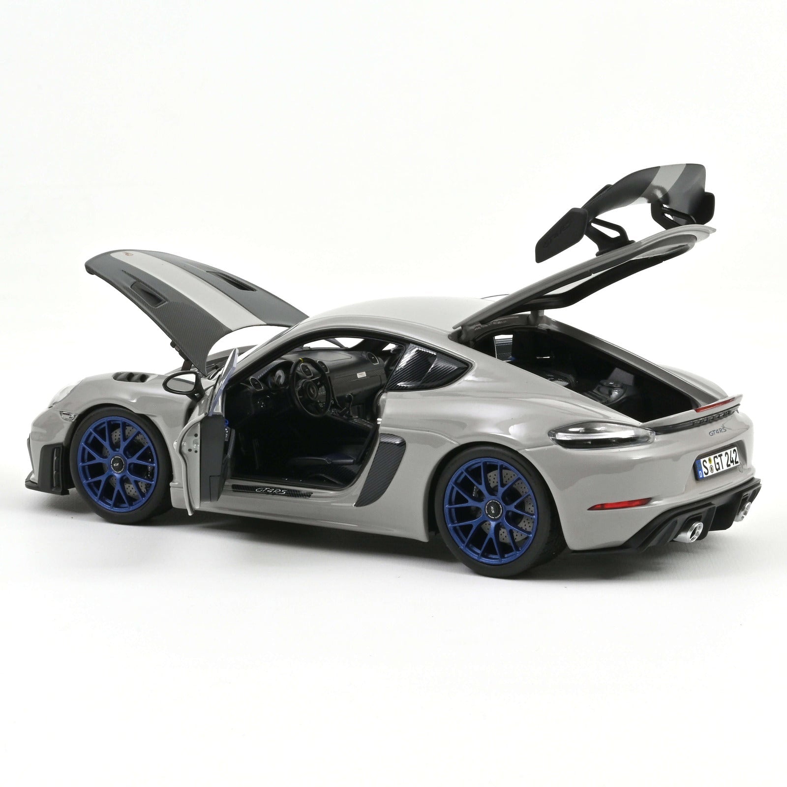 Norev Porsche Cayman GT4 RS w/Weissach Pack 2023 Chalk 1:18 Modell