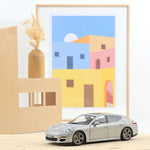 Norev Porsche Panamera Turbo 2009 Silver 1:18 model