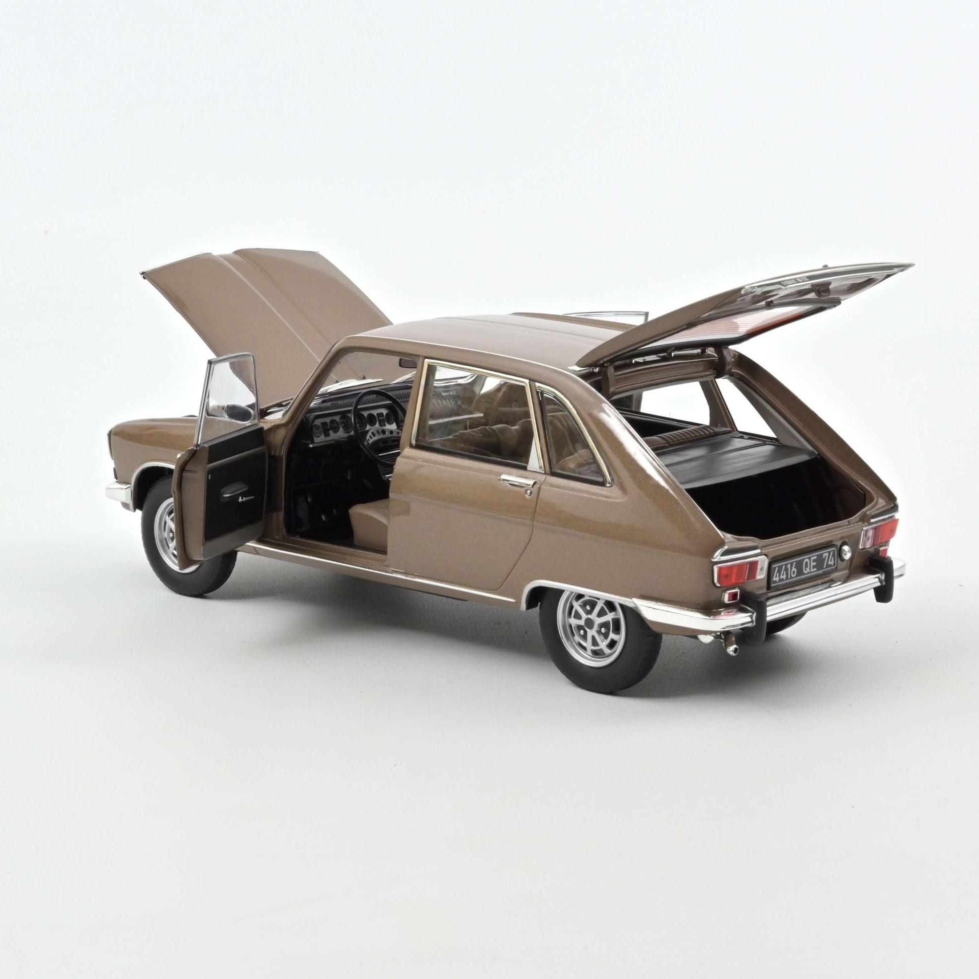 Norev Renault 16 TX 1974 - Metallic Beige 1:18 Modell - Artexio