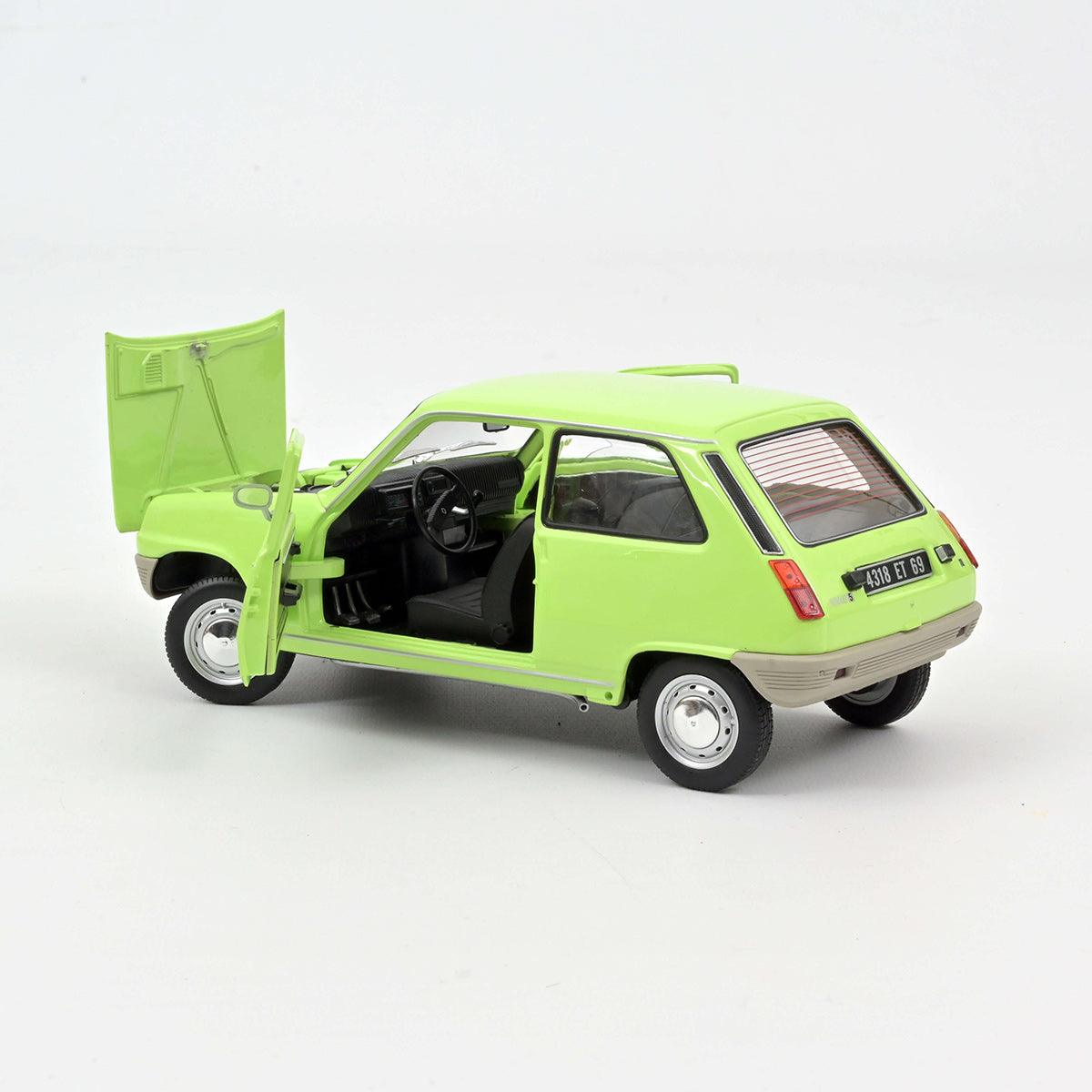 Norev Renault 5 1972 - Light Green 1:18 Modell - Artexio