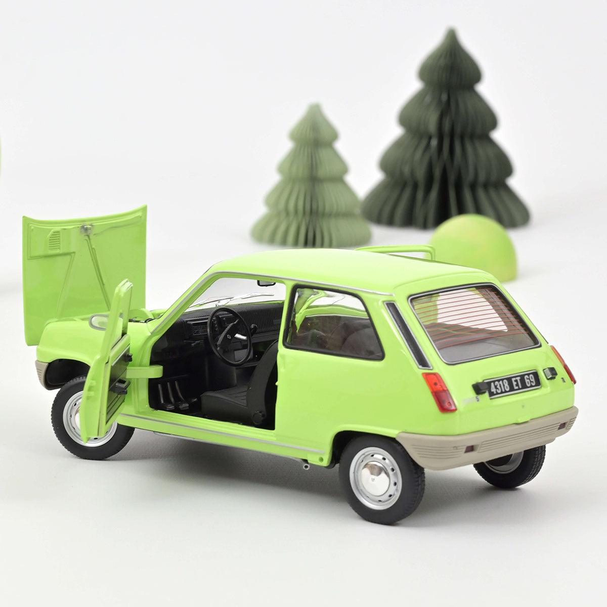 Norev Renault 5 1972 - Light Green 1:18 Modell - Artexio