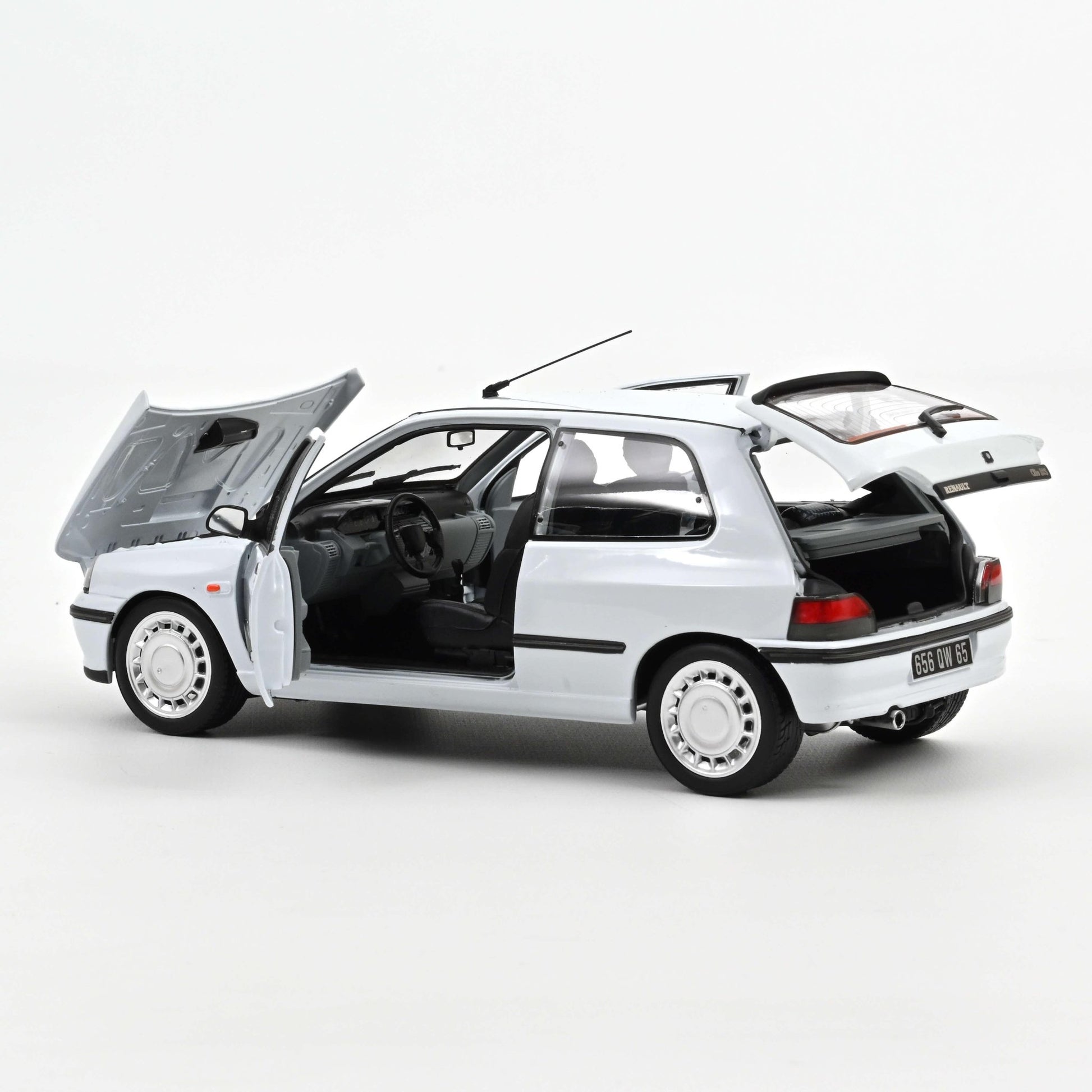 Norev Renault Clio 16S 1991 - White 1:18 Modell - Artexio