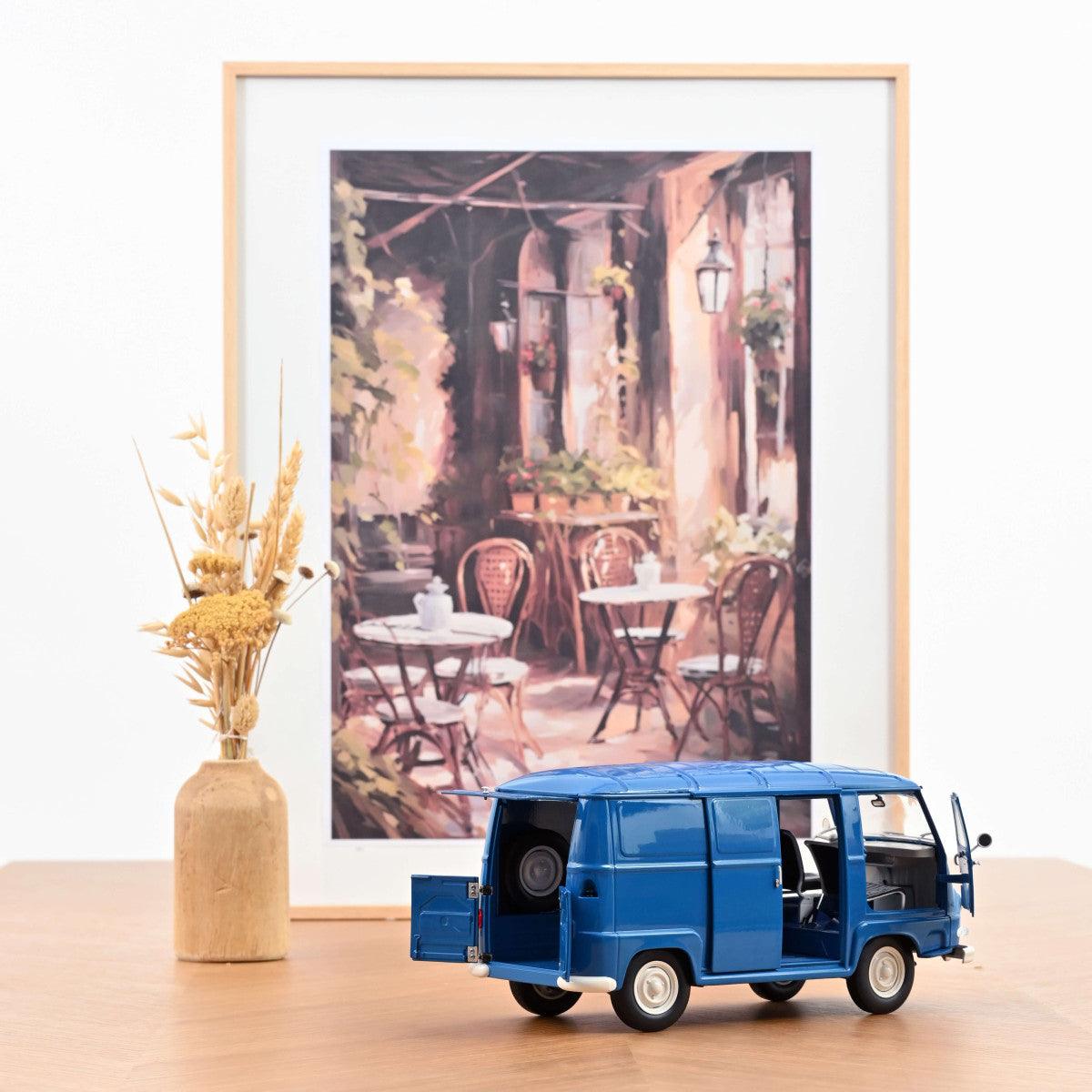 Norev Renault Estafette 1967 - Saviem Blue 1:18 Modell - Artexio