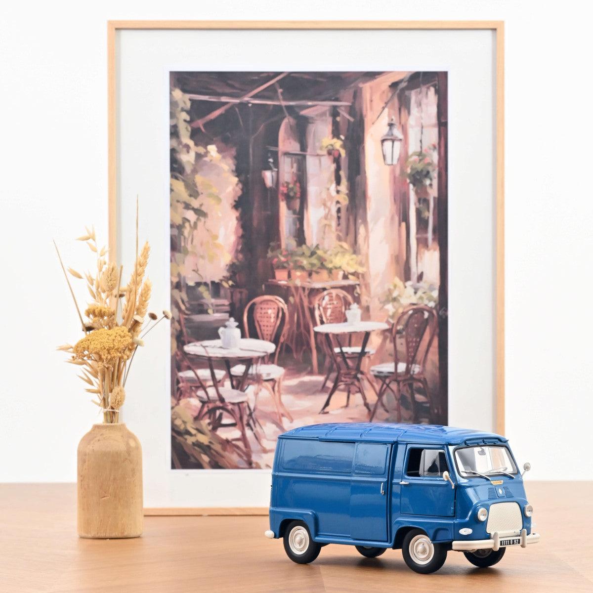 Norev Renault Estafette 1967 - Saviem Blue 1:18 Modell - Artexio